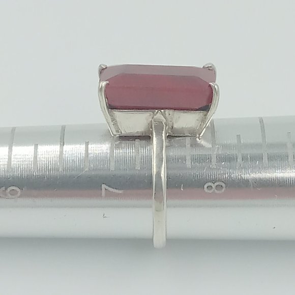 Vintage Sterling Silver Niassa Ruby - Picture 11 of 12